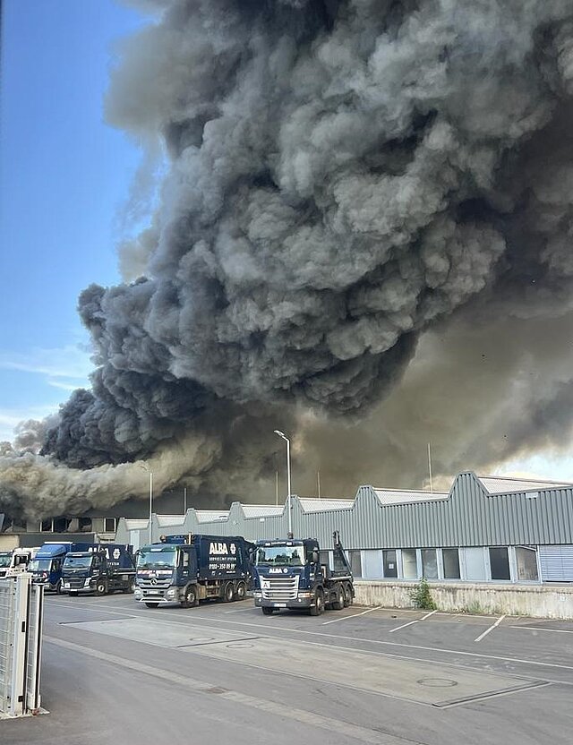 Großbrand Fa. Alba