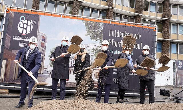 Spatenstich Schlossberghöfe