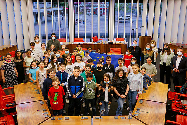 Gruppenbild Schulplanspiel