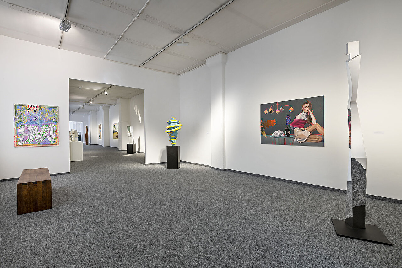 Ausstellungsansicht in der Pforzheim Galerie, Foto Winfried Reinhardt