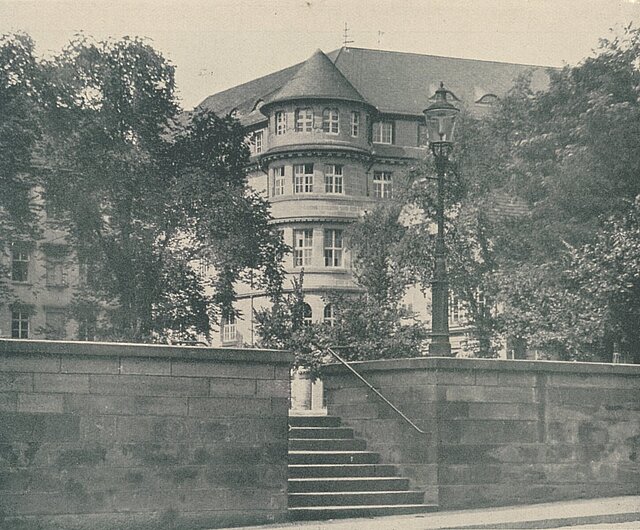 Abb. aus: Roepert, Alfred: Rückblick über die Entwicklung des Städt. Hochbauwesens der Stadt Pforzheim, Pforzheim 1919, S. 29 - copyright:Stadtarchiv Pforzheim