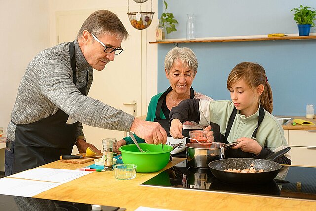 Küchenpartie mit peb