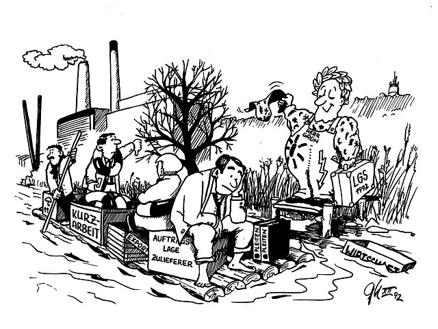 Karikatur zur Landesgartenschau