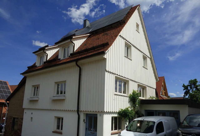 Bäckergässle 1 heute: Farbfotografie, Außenansicht - copyright:denk mal!-Tour Hohenwart