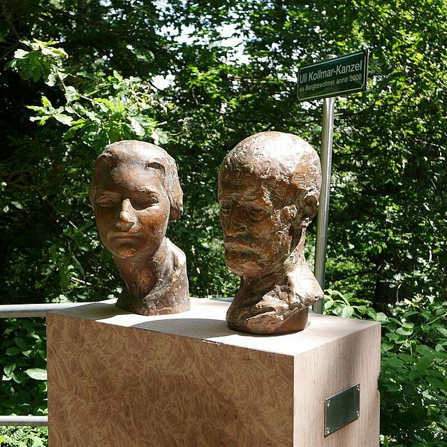 Büste Karoline und Adolf Sautter