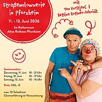 Strassenclownerie in Pforzheim