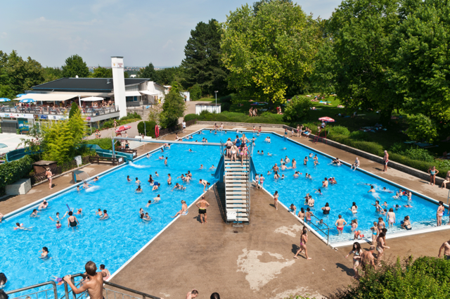 Foto: Wartbergfreibad Nichtschwimmerbecken von oben