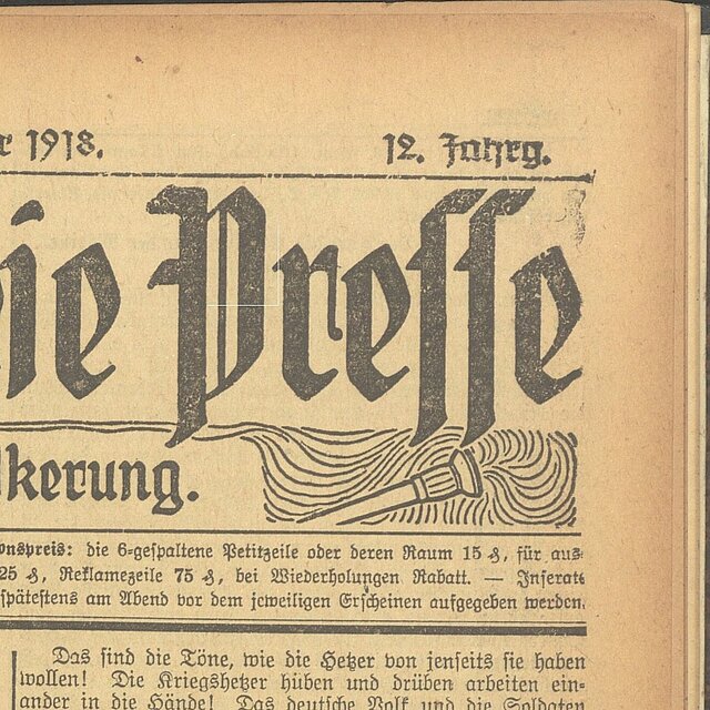 Alte Zeitungen