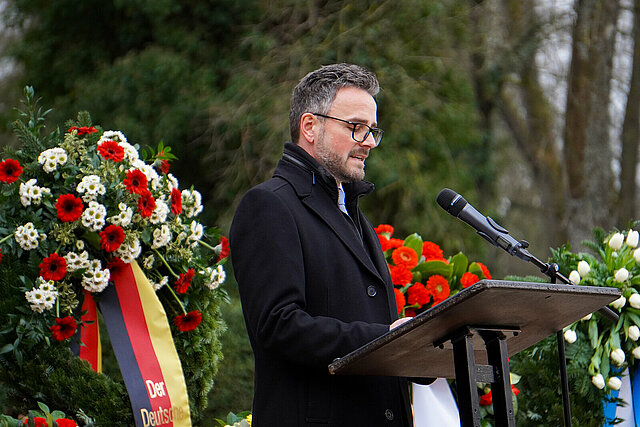 Gedenkveranstaltung Hauptfriedhof
