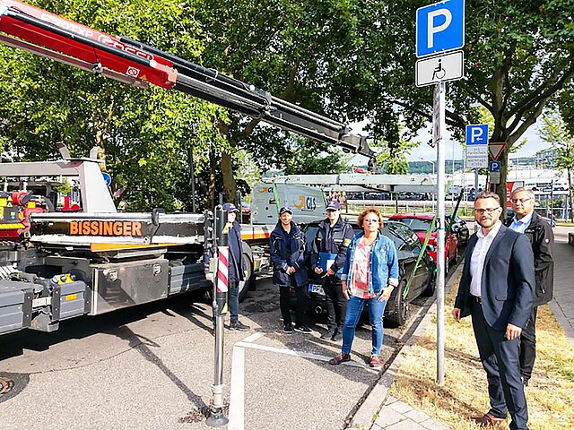 Abschleppaktion Gruppenbild