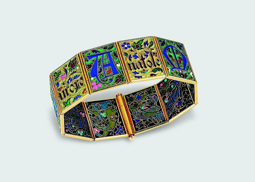 Armschmuck, Lucien Falize, Paris, um 1880, Schmuckmuseum Pforzheim, Foto Günter Meyer - copyright: SMP - Ersteller: Guenther Meyer
