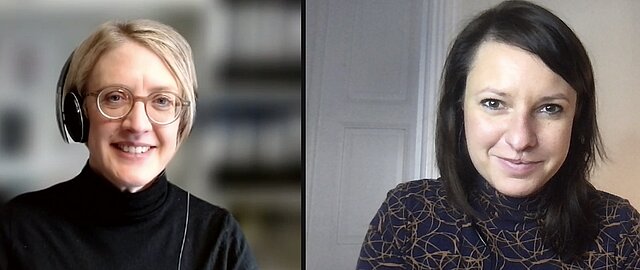 Almut Benkert und Josephine Hage 