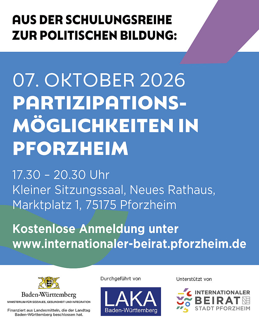  - copyright: Stadt Pforzheim - Ersteller: Antje Thürigen