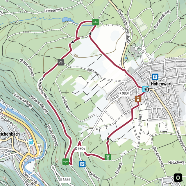 Minimap Jägerrunde - Quelle: Outdooractive