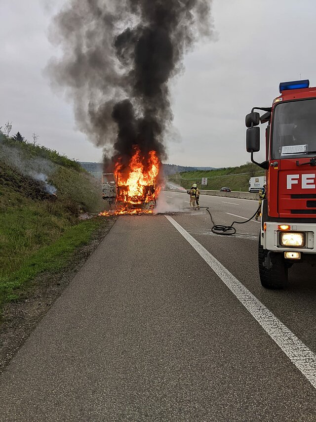 LKW-Brand