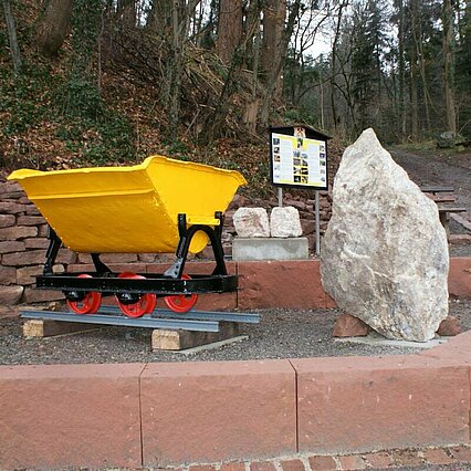 Bild: Denkmal Bergbau - Das Loreplätzchen