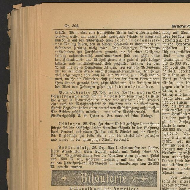Alte Zeitungen