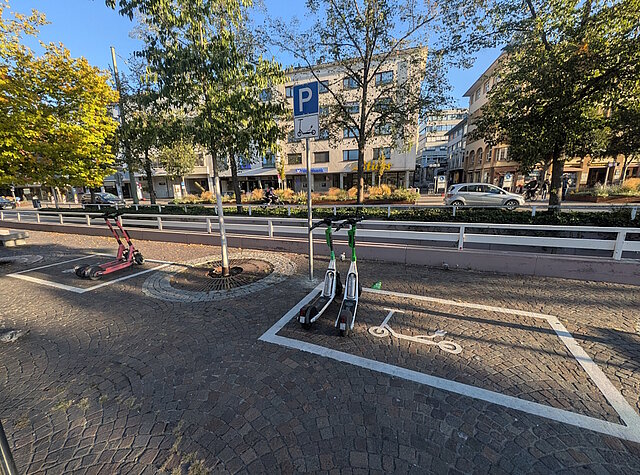 e-scooter Pforzheim - copyright:Stadt Pforzheim