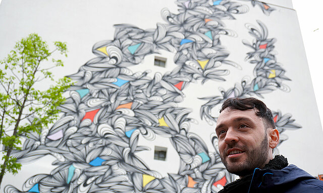 Berliner Künstler KEF! alias Simon Röhlen