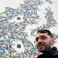 Berliner Künstler KEF! alias Simon Röhlen