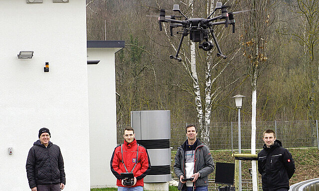 Drohne VLA im Einsatz