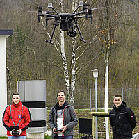 Drohne VLA im Einsatz