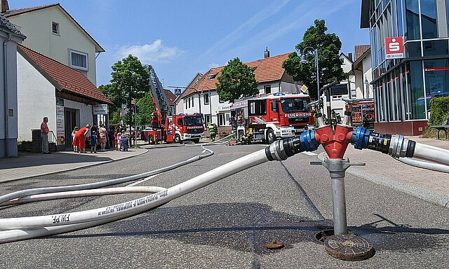 Wohnungsbrand in Huchenfeld