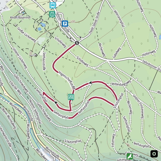 Minimap Eichhörnchen - Quelle: Outdooractive