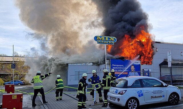 Brand Supermarkt