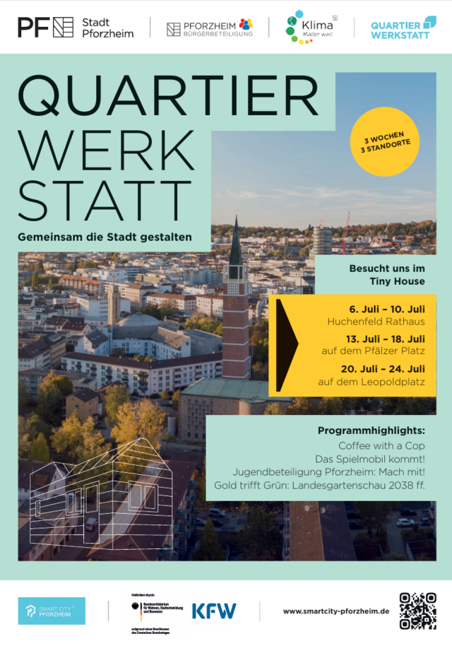 Das Plakat der Veranstaltung Quartier Werkstatt