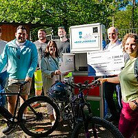 Akkuladestation E-Bikes