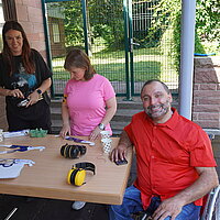 Das Organisationsteam bei der Arbeit