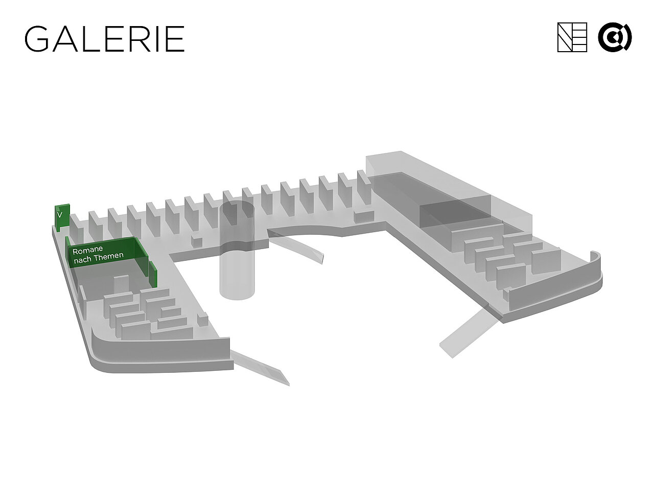Lageplan Galerie_Standort Romane nach Themen