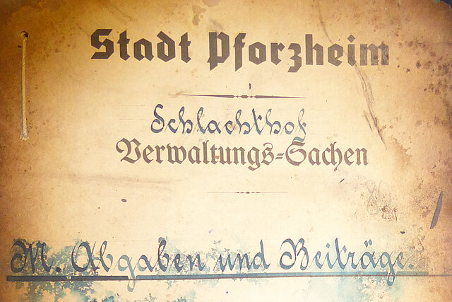 Unterlagen "Schlachthof"