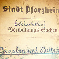 Unterlagen "Schlachthof"