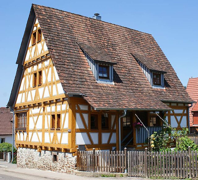 Ältestes Wohnhaus Würm anno 1614 - Würmer Hauptstraße 10/12