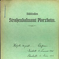 Personalakte von 1918