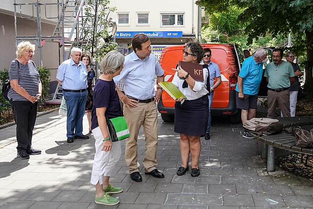 Vor-Ort-Termin mit Lantagsabgeordnetem und Lärmschutzbeauftragtem Thomas Marwein