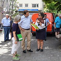 Vor-Ort-Termin mit Lantagsabgeordnetem und Lärmschutzbeauftragtem Thomas Marwein