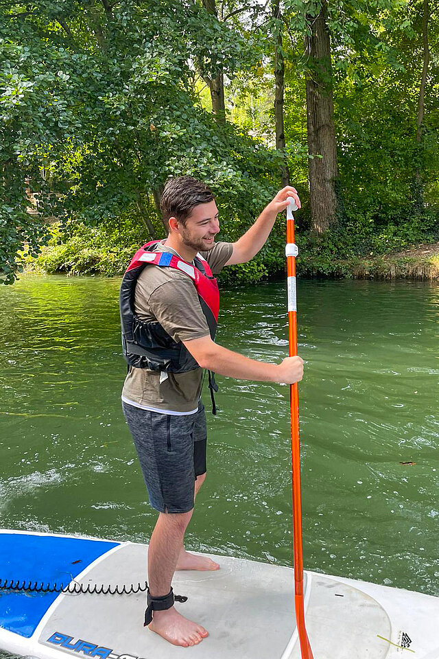 Jugendtreffen Stand-up-Paddle