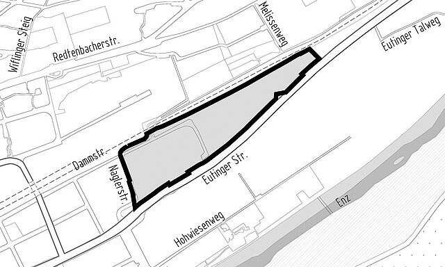 Östlich der Naglerstraße - Lage