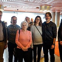 Hans Mann, Jonathan Bernstein, Yvonne Bernstein und Ehemann, Milly Levari, Ran Levari, BM Fillbrunn