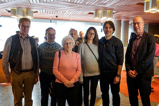 Hans Mann, Jonathan Bernstein, Yvonne Bernstein und Ehemann, Milly Levari, Ran Levari, BM Fillbrunn