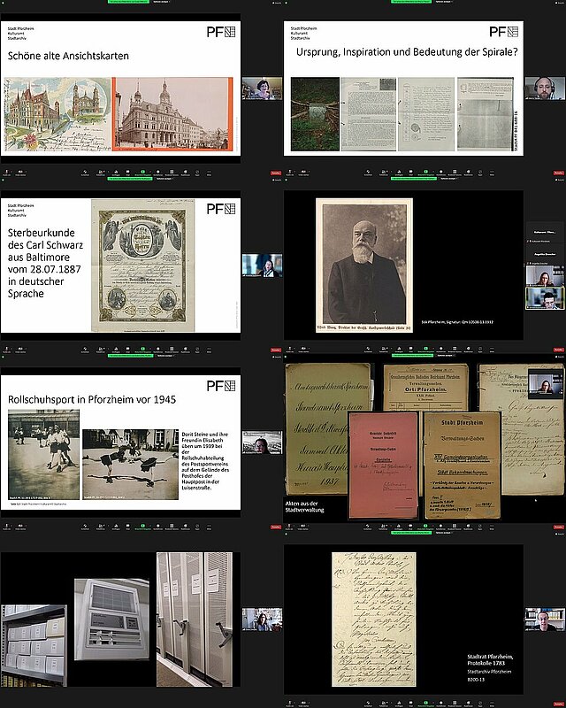 Screenshot aus der Zoom-Veranstaltung