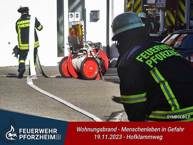 Brand Menschenleben in Gefahr
