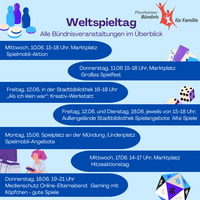 Veranstaltungsreihe rund um den Weltspieltag 1