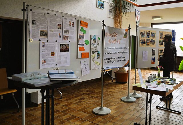 Vor und im Anschluss an den Empfang konnten sich die Besucher über die Vereinsarbeit informieren. Leutrum-Garde, Würmle und Turnverein präsentierten sich entsprechend.