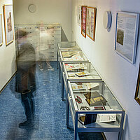 Lesesaal-Ausstellung des Stadtarchivs