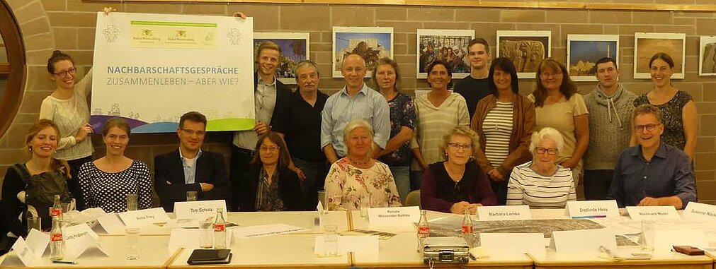 Gruppenfoto Nachbarschaftsgespräche Dillweißenstein