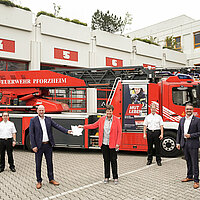Übergabe Förderbescheid Feuerwehr